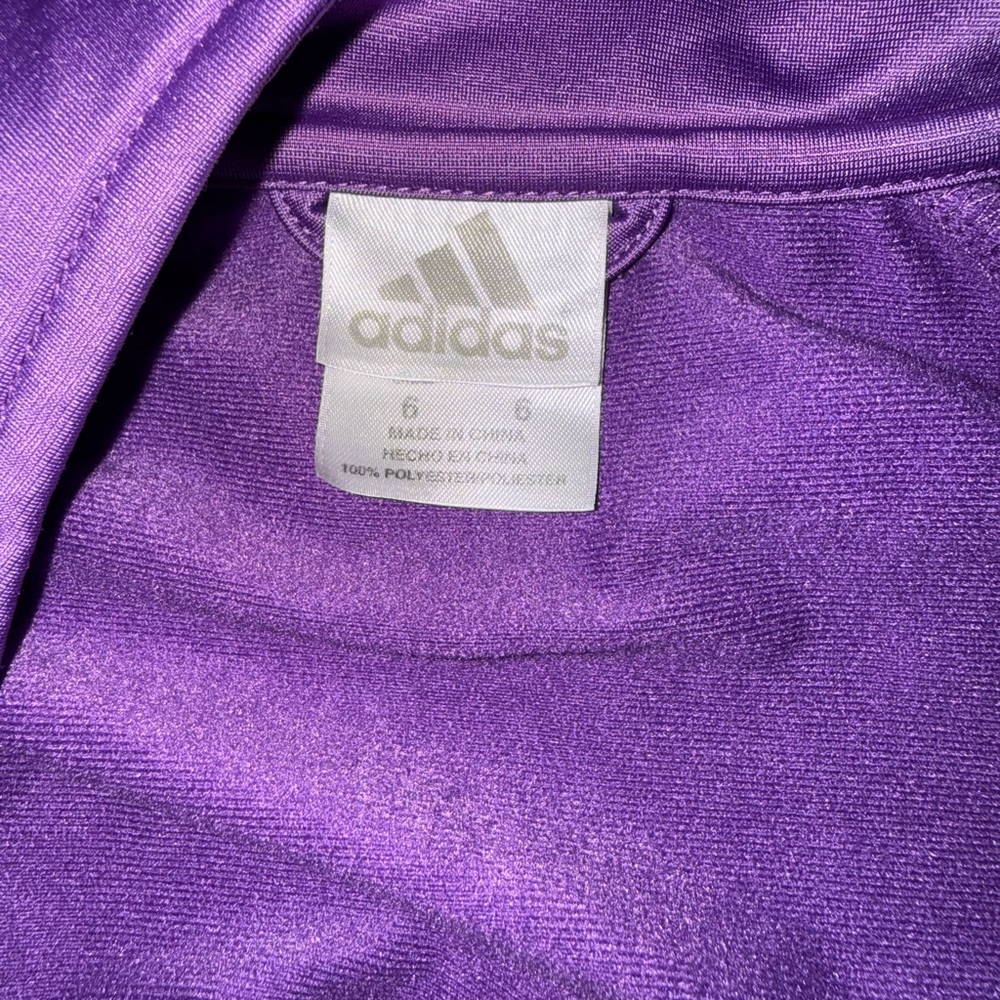 Adidas Kids Jogger Set in Vibrant Purple - Picture 3 of 6